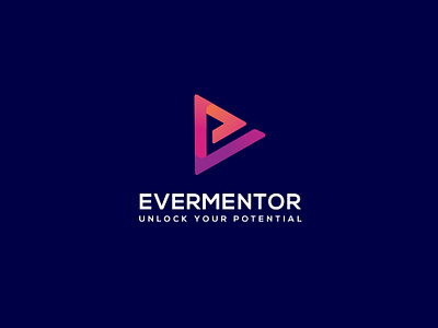 Evermentor art artwork design logo typogaphy vector