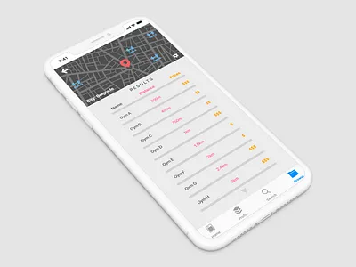 IOS UI fitness fitness app gym ios iphone location app ui ui ux ui design