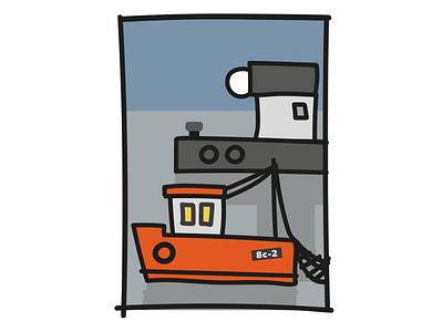 Early Morning Fishing illustration
