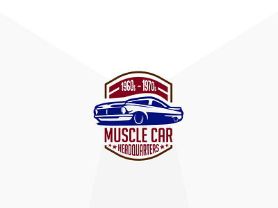 Muscle Car Logo artist artwork design designer designers logo logodesign logodesignchallenge logodesigner logodesigns logos marketing webdesign