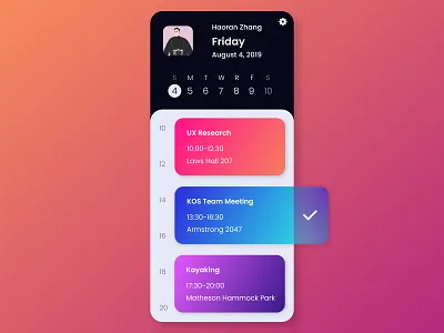 Calendar UI Kit app application code concept creative design digit landing template ui ui kit verification