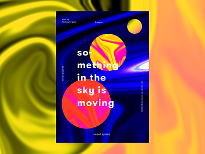 Something in the sky adobe adobe photoshop art artist artwork designeveryday editorial art editorial design gradient graphic design poster poster a day poster art poster design