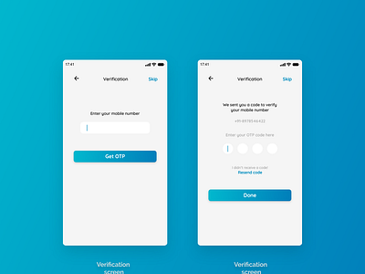 Verification screen (Veris) 2019 basics dribbble exploring minimal uidesign uielements