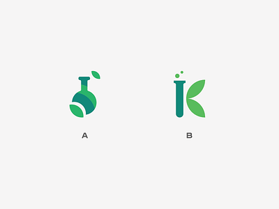 "KBCL" Logo Options brand brand identity branding chemistry design green grid icon identity identity design illustrator letter k logo logo design logodesign logos minimalist modern monogram natural