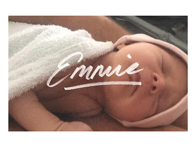 Emmie Pippa Rose hand drawn font hand drawn type hand made type lettering typogaphy