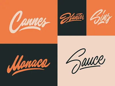 Lettering Sketches Collection branding calligraphy clothing design fashion font free hand lettering identity lettering logo logotype mark packaging script sketches streetwear type typo typography