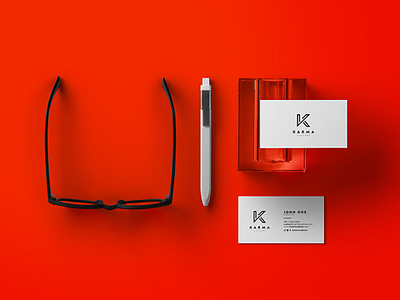 Karma Capture - Business Card Design⁣ b2b brand design brand identity branding branding mockup business card design flat flatlay logo minimal mockup photographer logo visual identity