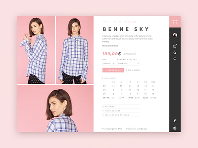 Fashion store clothes shop design fashion shop store ui ux