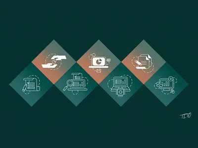 programmer icons 3d app branding clean design flat identity illustration illustrator ios logo minimal type typography ui ux vector web website