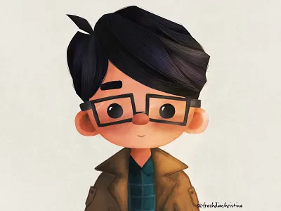 Warm and Cozy character children book illustration childrenillustration design digitalpainting illustration kidlit