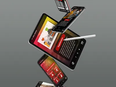 Fitness trainer mobile website