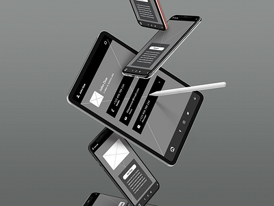 Fitness mobile site wire frames