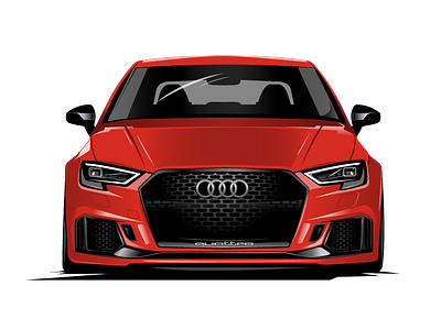 #1 Shoot Vector graphics Audi Quattro illustration vector