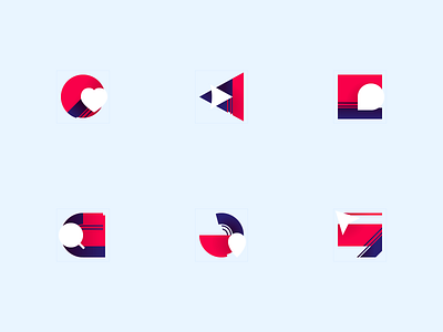 Abstract icons abstract icon shape