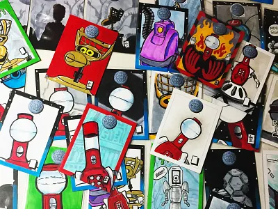 MST3K Sketch Cards mst3k mystery science theater 3000 original art sketch sketch card sketch cards