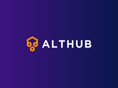 Althub badge logo design geometric logo icon icon logo illustration logo logo design monogram logo