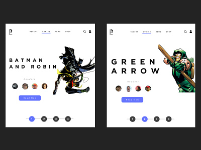 DC Comics batman blue clean comics design elegant icons illustration logo minimal new page ui ux vector web webdesign webdesigner webdevelopment website