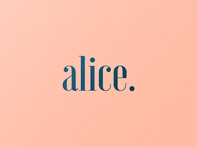 Alice | Logotype brand branding creative identity lettermark logo logo design logo designer logo mark logodesign logos logosai logotype mark pink portfolio portugal wordmark youtube logo youtuber