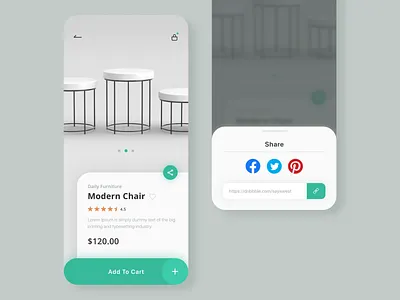 Daily UI challenge 010 ▷ Social Share app appdesign dailyui dailyui010 dailyuichallenge inspiration interface ui uidesign ux web webdesign xd