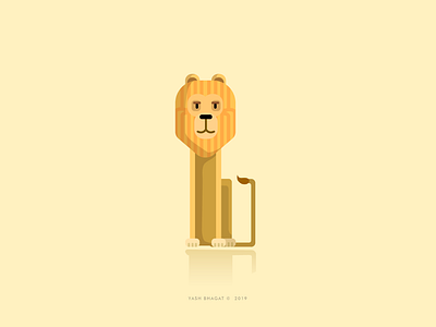 B Illustration 36daysoftype 36daysoftype b art b concept cute design illustration illustrations illustrator king lion minimalism minimalist poster typography vector