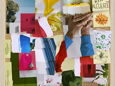 M Is For Mood Board 36daysoftype alphabetdesign design digitalart illustration