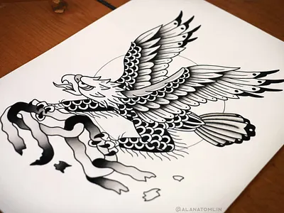 Free Mind alana tomlin alanatomlin american traditional eagle free mind ink mental health painting tash sultana tattoo traditional tattoo