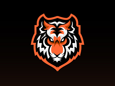 tigre app cartoon cartoon illustration esports gamer gaming hunter mascot team template tiger tiger logo tournament twitch ui uidesign uiux