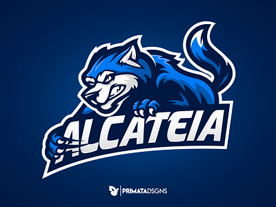 Alcateia design dribbble esport esports illustration logo mascot sport logo sportlogo vector vector art vector artwork wolf wolf logo wolfpack wolves