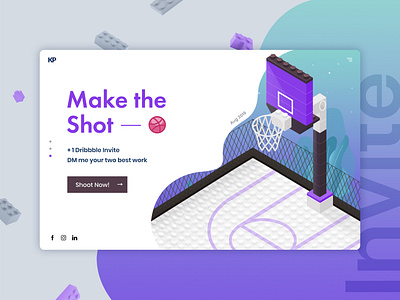 Fixed the shadows designer draft dribbble invitation dribbble invite dribbble invite giveaway graphicdesign illustration inspiration invitation lego ui