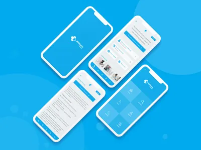 Mobile App Landing Page app design hospital app mobile app ui ui design uiux user interface ux
