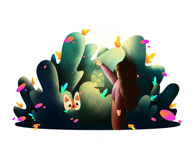 Illustration #1 colors illustration illustrations nature procreate ui