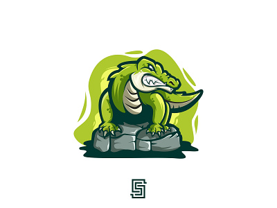 Alligator Logo alligator artwork branding cartoon crocodile design esport esports graphicdesign illustraion illustration lizard logo mascot mugger predator serpent vector