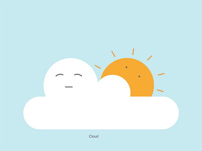 Cloud design icon illustration logo vector