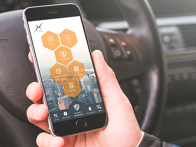 aeCERT App dubai hexagonal mobile app security security app ui ui ux ux