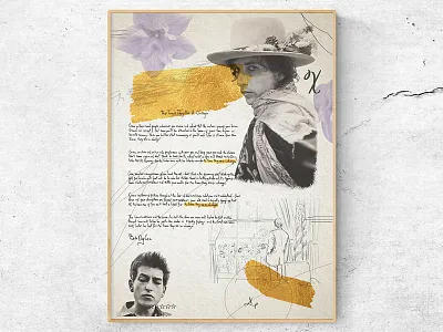 Bob Dylan art artist bob dylan drawing illustration music portrait poster poster art