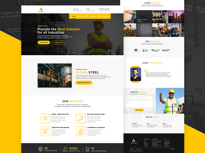Alpha - Branding branding cleandesign creative design minimal minimalist ui ux web website