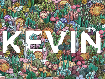 KEVIN_DOODLE ART illustration typography