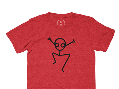 Spider-Stick-Man cottonbureau icon shirt spider man stick figure