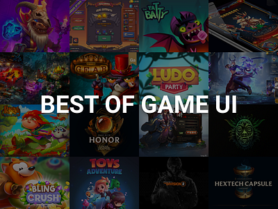 Best of game ui art behance best board galery game games gaming mood moodboard ui work