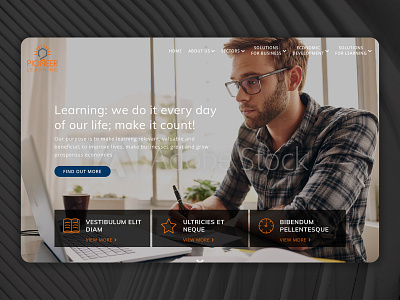 Pioneer Learning - Website Design Concept adobe illustrator adobe photoshop adobe xd design flat sketchapp ui ux web web design web designer webdesign