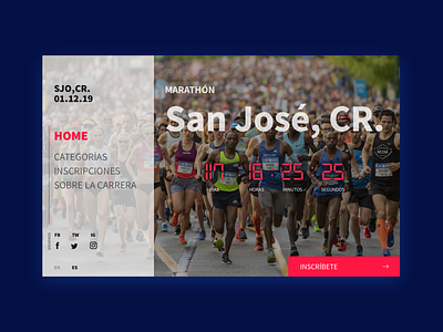 Countdown timer [marathon] countdown countdown timer daily ui dailyui design runner timer ui uidesign ux ux design website