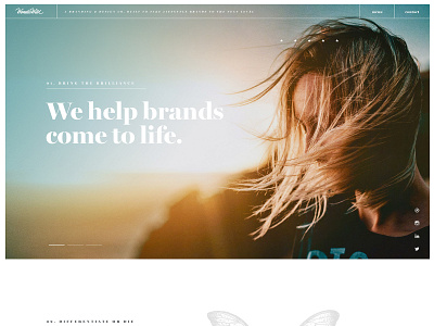 WonderWild Home agency website branding creative agency design studio emotional design hero ui design visual design web web design wonderwild