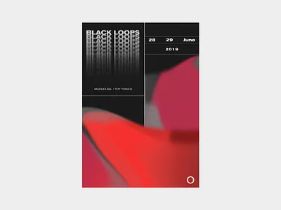 Black Loops 2d 2d art colorful colors darkness design electronic music festival geometic gradient gradient design graphicdesign iridescent music music art poster poster art techno type typography