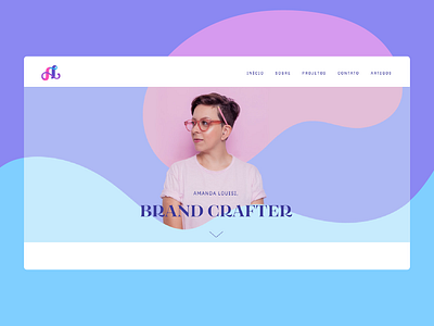 My website brand design branding colorful fluid fluid design fluid illustration hero hero banner hero image interface interface design landing page pastel pastel colors ui ui design ux webdesign website website concept