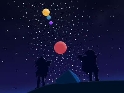 Looking for the stars.. art astronaut astroneer digital art digital illustration illustration illustrator planets space space illustration vector illustration vectorart