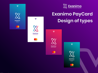 Exanimo PayCard Design bank brand branding currency logo logo design redesign ui uidesign webdesign website