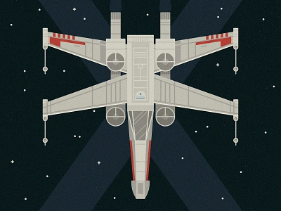 X-wing Starfighter fighter jet galaxy night sky stars starwars x x wing starfighter