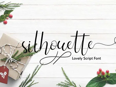 Silhouette Free Feminine Font apparel design font font family free feminine font free font free fonts freebie freebies typeface typefaces typogaphy typography