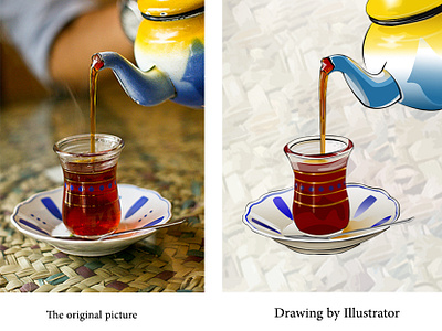 Tea arabic coffee coffee bag coffee cup cup cup of tea illustration mug