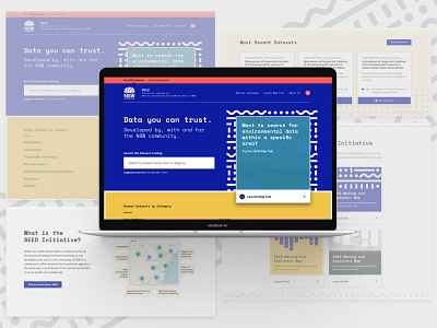 SEED Concept - Elements colour landing page typography ui web design